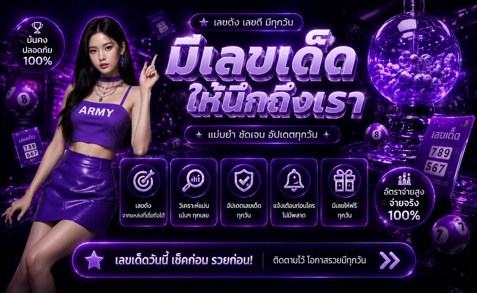 หวยออนไลน์ UFASURE-X แทงหวยจ่ายเต็ม ครบทุกประเภท